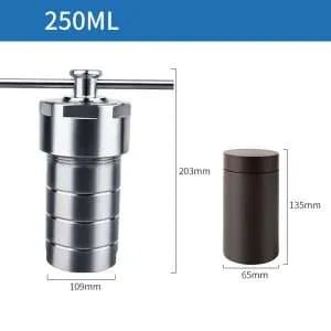 Hydrothermal Synthesis Reactor with PPL lined vessel, volumes 25-500 ml