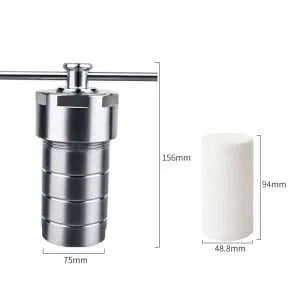 Hydrothermal Synthesis Reactor with PTFE Lined Vessel, Volumes 25-500 ml