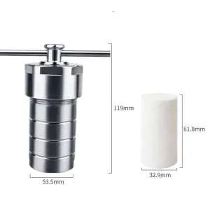 Hydrothermal Synthesis Reactor with PTFE Lined Vessel, Volumes 25-500 ml