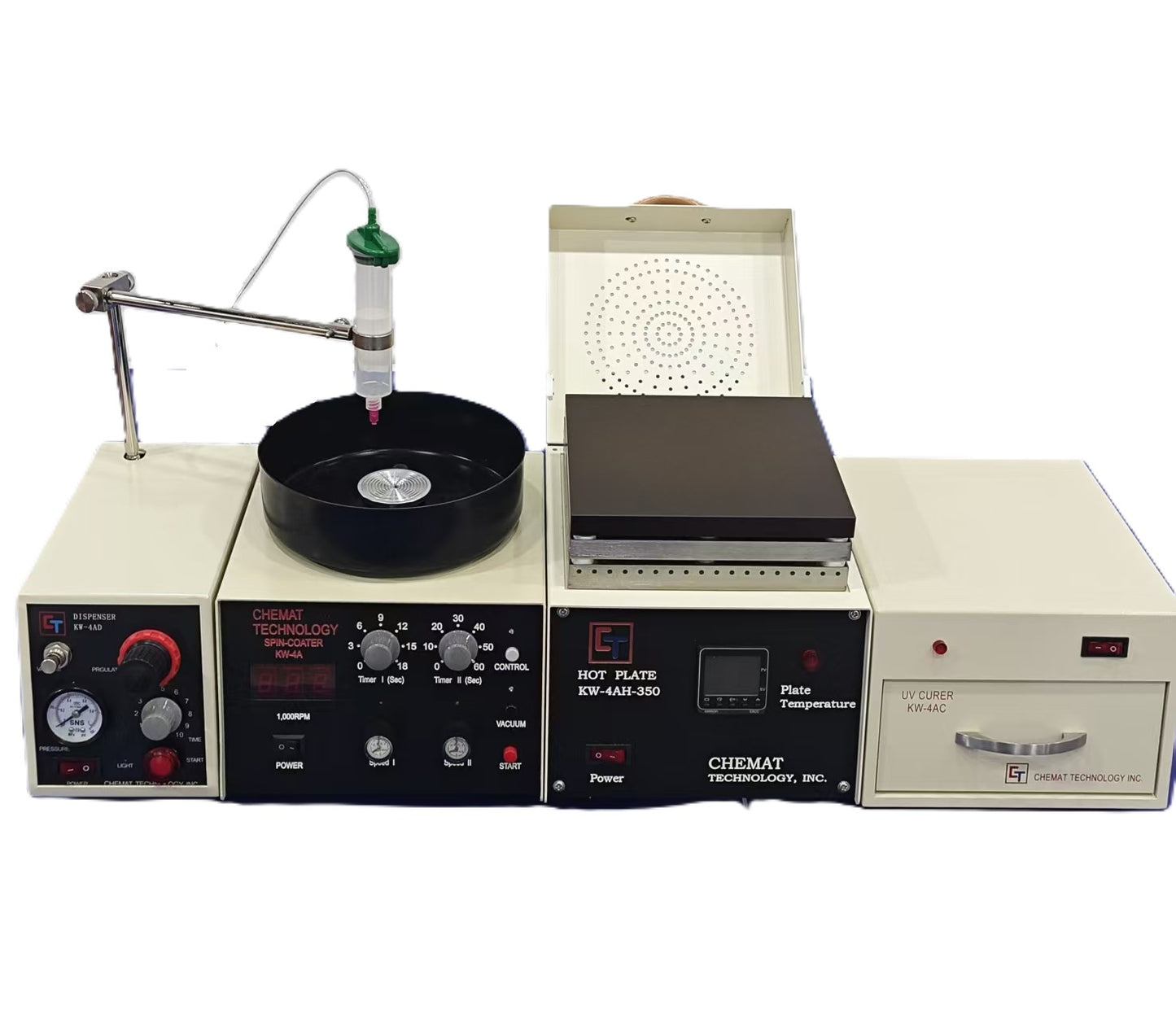 KW-4DAHUV Auto Spin Coating System